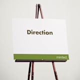 "Landscape Custom" - Direction Signs in Charcoal by Minted - In Use