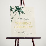 "Coastal Drift" - Direction Signs in Caribbean Citrus by Pixel and Hank - In Use