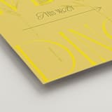 "Bloom" - Direction Signs in Island Citrus by Morgan Kendall - Detail