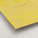 "Bloom" - Direction Signs in Island Citrus by Morgan Kendall - Detail