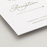 "Garden Script" - Direction Signs in Pistachio by Katherine Moynagh - Detail