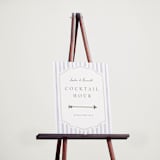 "Delicate Vines" - Direction Signs in Periwinkle by Kristen Smith - In Use