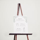 "Delicate Vines" - Direction Signs in Periwinkle by Kristen Smith - In Use
