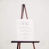 "Chic Script" - Event Signs in Garden by Kelly Schmidt - In Use
