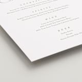 "Chic Script" - Event Signs in Garden by Kelly Schmidt - Detail