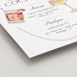"Here's to Love" - Event Signs in Classic by Design Lotus - Detail