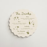 "Playful Doodles" - Event Signs in Olive by Carmia C. - Front
