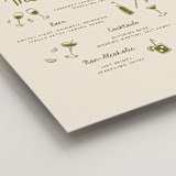 "Playful Doodles" - Event Signs in Olive by Carmia C. - Detail