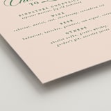"Scripted" - Event Signs in Emerald by Creo Study - Detail