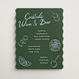 "Garnish" - Direction Signs in Olive by Megan Davis - Front