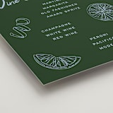 "Garnish" - Direction Signs in Olive by Megan Davis - Detail
