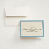 "Chapel" - Memorial Cards in French Blue by Megan Davis - Front