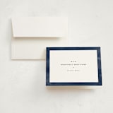 "Textured Watercolor" - Memorial Cards in Ocean by Adelyn T. - Front