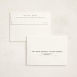"Nouvelle" - Memorial Cards in Charcoal by Pati Cascino - FREE Recipient Addressing