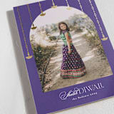 "Diwali toran" - Diwali Cards in Aubergine by Creo Study - Detail