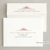 "Rangoli Corners" - Diwali Cards in Rust by Oma N. Ramkhelawan - FREE Recipient Addressing