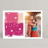 "Diwali Splash" - Diwali Cards in Fuchsia by Nazia Hyder - Front