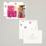 "Diwali Splash" - Diwali Cards in Fuchsia by Nazia Hyder - Assembled