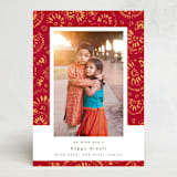 "spreading love" - Diwali Cards in Crimson by Susanne Kasielke - Front