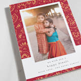 "spreading love" - Diwali Cards in Crimson by Susanne Kasielke - Detail
