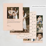 "Grow" - Diwali Cards in Peach by Meg Gleason - Back of Card Options