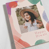 "Grow" - Diwali Cards in Peach by Meg Gleason - Detail