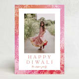 "Light" - Diwali Cards in Flower by Angela Garrick - Front