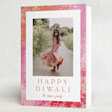"Light" - Diwali Cards in Flower by Angela Garrick - Folded Card