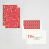 "diwali happiness" - Diwali Cards in Melon by frances mathys - Assembled