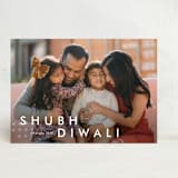 "Happy moments" - Diwali Cards in Cotton by Stacey Meacham - Front