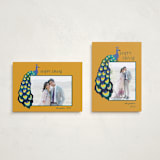 "Peacock" - Diwali Cards in Turmeric by Morgan Kendall - Photo Orientation Options
