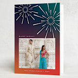 "Fireworks" - Diwali Cards in Sunset by Heather Schertzer - Folded Card
