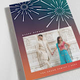 "Fireworks" - Diwali Cards in Sunset by Heather Schertzer - Detail