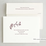 "Ornate Wishes" - Diwali Cards in Ruby by Teju Reval - FREE Recipient Addressing