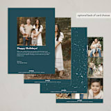 "rangoli frame" - Diwali Cards in Teal by Kanika Mathur - Back of Card Options