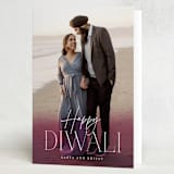 "Diwali Glow" - Diwali Cards in Baigani by Brooke Chandler - Folded Card