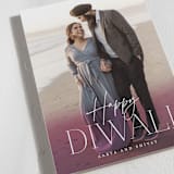 "Diwali Glow" - Diwali Cards in Baigani by Brooke Chandler - Detail