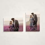 "Diwali Glow" - Diwali Cards in Baigani by Brooke Chandler - Photo Orientation Options