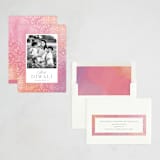 "Intricate Mandala" - Diwali Cards in Sorbet by Ashley Rosenbaum - Assembled