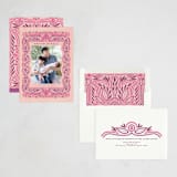"Embroidered" - Diwali Cards in Amethyst by Cindy Reynolds - Assembled