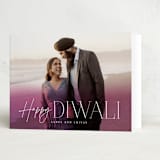 "Diwali Glow" - Diwali Cards in Baigani by Brooke Chandler - Folded Card