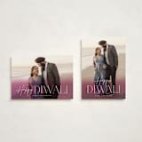 "Diwali Glow" - Diwali Cards in Baigani by Brooke Chandler - Photo Orientation Options