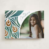 "Beauty" - Diwali Cards in Peacock by Ghia Designs - Front
