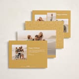 "Colorful Pattern" - Diwali Cards in Butter by Robert and Stella - Back of Card Options