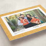 "Colorful Pattern" - Diwali Cards in Butter by Robert and Stella - Detail