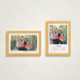 "Colorful Pattern" - Diwali Cards in Butter by Robert and Stella - Photo Orientation Options