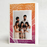 "Fireworks" - Diwali Cards in Sunset by Tamara Hilje - Folded Card