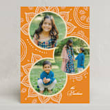 "Ornamental rangoli" - Diwali Cards in Mango by Creo Study - Front