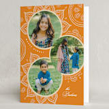 "Ornamental rangoli" - Diwali Cards in Mango by Creo Study - Folded Card