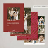 "Paisley" - Diwali Cards in Magenta by Morgan Kendall - Back of Card Options